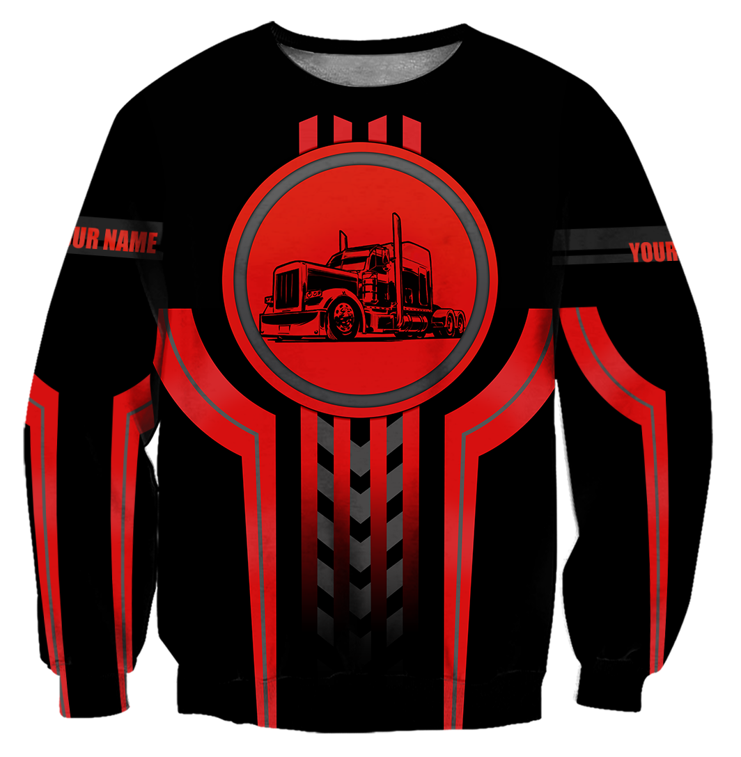 3D Trucker Red Unisex Shirts  HVT29102004