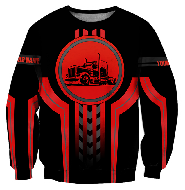 3D Trucker Red Unisex Shirts  HVT29102004