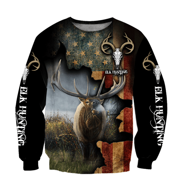 Pheasant Hunting Camo 3D Over Printed Unisex Deluxe Hoodie ML