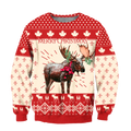 Christmas Reindeer Pi191001-Apparel-NNK-Sweat Shirt-S-Vibe Cosy™