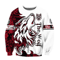 Wolf Tattoo 3D All Over Print Hoodie T Shirt For Men and Women Pi04092004