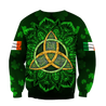 Irish St.Patrick day 3d hoodie shirt for men and women MH2810205