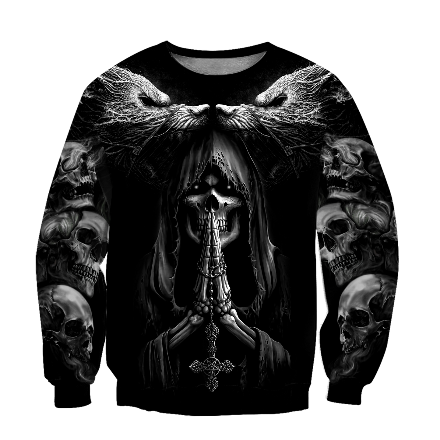 Premium Skull Tattoo 3D All Over Printed Unisex Shirts