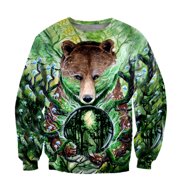 Magic Bear 3D all over printed shirts for men and women Pi121202 PL-Apparel-PL8386-sweatshirt-S-Vibe Cosy™