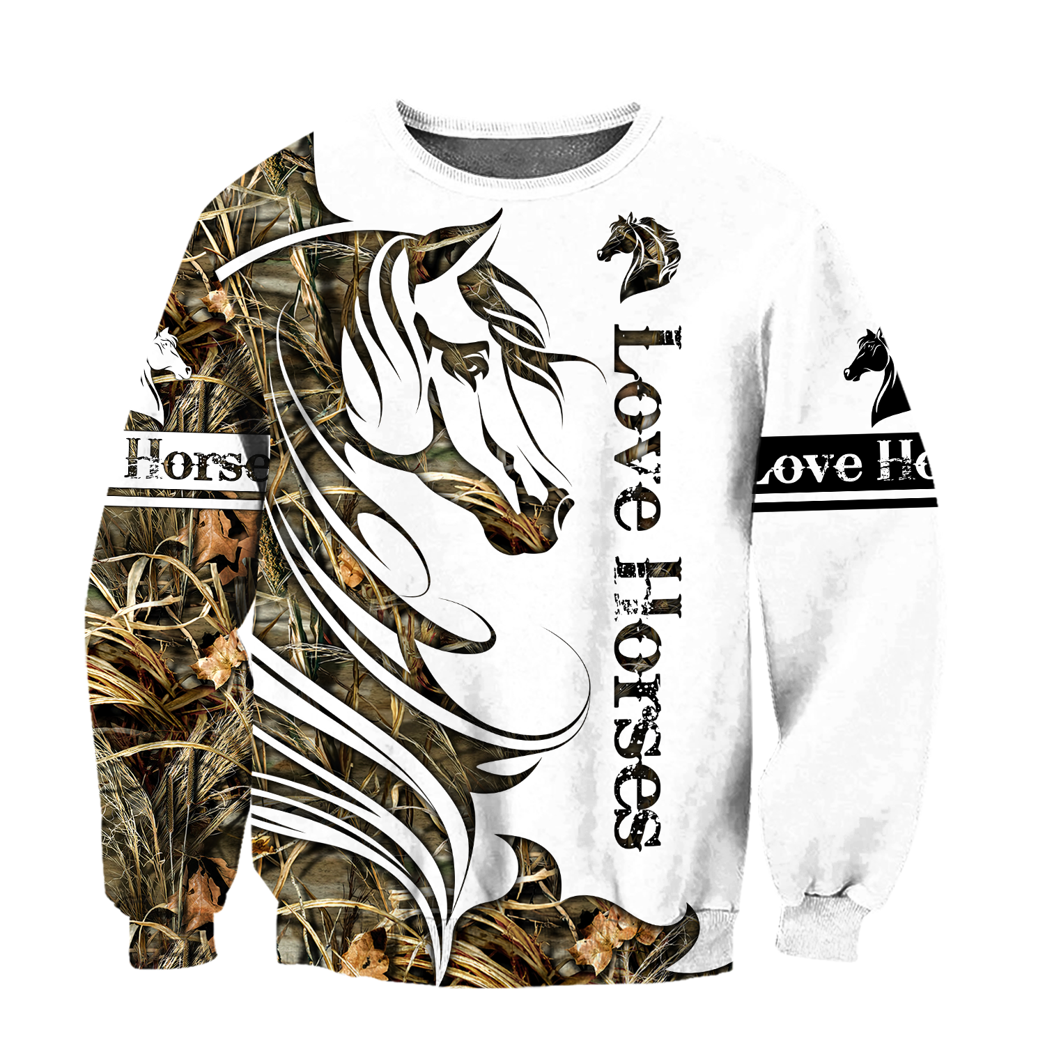 Horse Camo Pattern 3D All Over Printed Shirts Pi050501 - Amaze Style™-Apparel