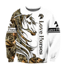 Horse Camo Pattern 3D All Over Printed Shirts Pi050501 - Amaze Style™-Apparel