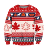 Christmas CANADA Maple Leaf Pi181001-Apparel-NNK-Sweat Shirt-S-Vibe Cosy™