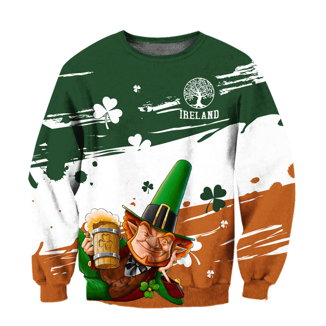 Irish St.Patrick day 3d hoodie shirt for men and women DD11112017