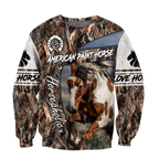 Love Horse 3D All Over Printed Shirts Pi080502S1-Apparel-TA-Sweatshirts-S-Vibe Cosy™