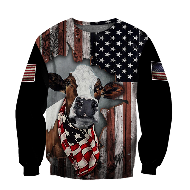 Cow 3d hoodie shirt for men and women TNA10262002