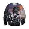 3D All Over Printed Horse Shirts and Shorts-Horse-HP Arts-Sweatshirt-XS-Vibe Cosy™