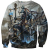 All Over Print Anubis God Of Dead-Apparel-HbArts-Sweatshirt-S-Vibe Cosy™