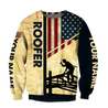 Personalized American Roofer All Over Printed Hoodie For Men MEI