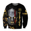 December Spartan Lion Warrior 3D All Over Printed Unisex Shirts