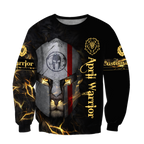 April Spartan Lion Warrior 3D All Over Printed Unisex Shirt