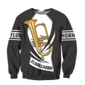 Flugelhorn music 3d hoodie shirt for men and women HG HAC260203-Apparel-HG-Sweater-S-Vibe Cosy™