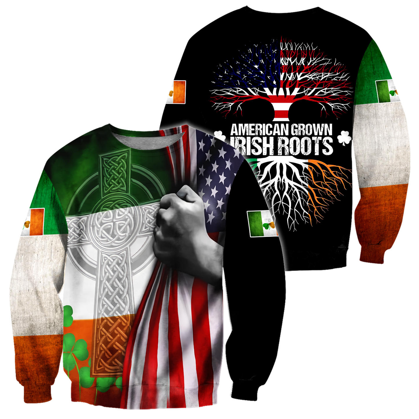 Irish St.Patrick day 3d hoodie shirt for men and women TNA10262004