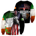 Irish St.Patrick day 3d hoodie shirt for men and women TNA10262004