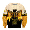 Bee Keeper All Over Printed Hoodie For Men And Women MEI