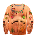 Real Skin Christmas Accessories All Over Printed Pi081001-Apparel-HP Arts-Sweatshirt-S-Vibe Cosy™