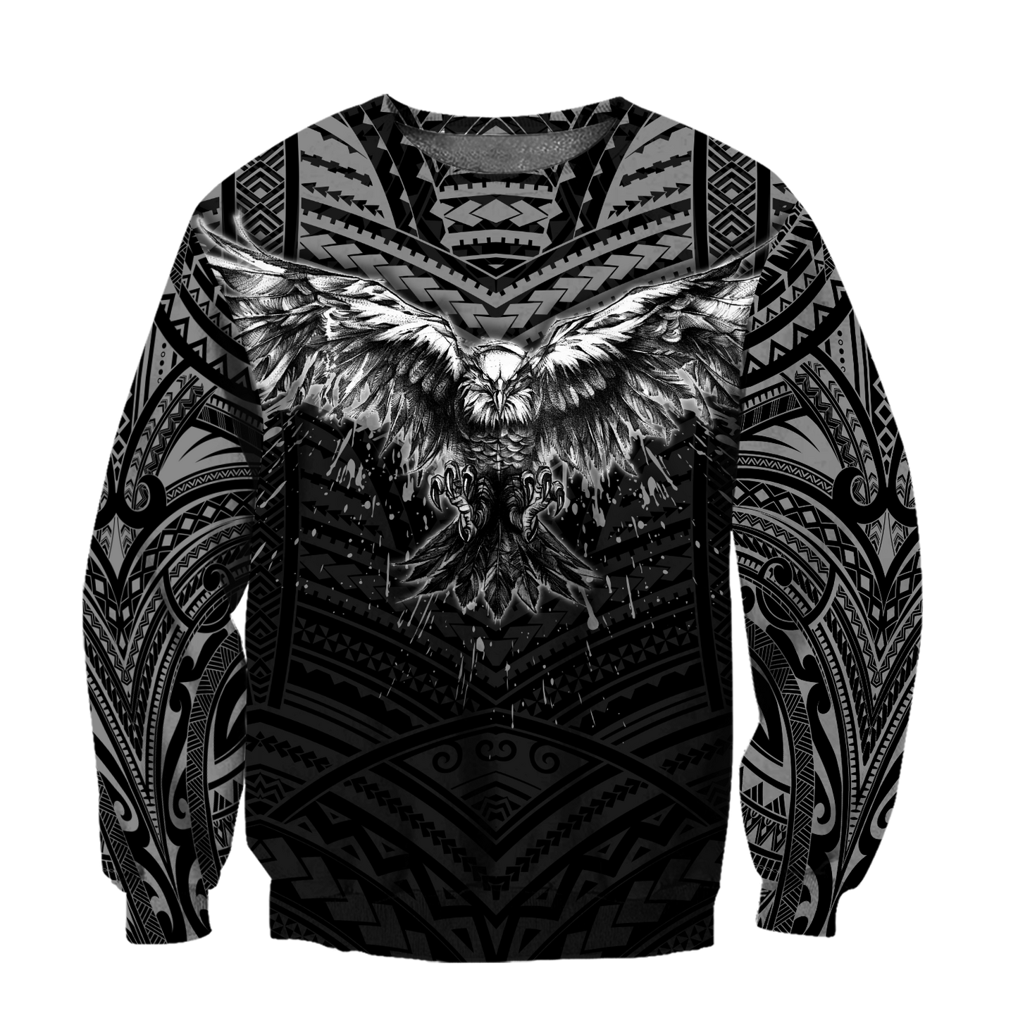 Eagle Tatoo Hoodie 3D All Over Printed Shirts For Men Pi25072002-LAM-Apparel-LAM-Sweatshirts-S-Vibe Cosy™