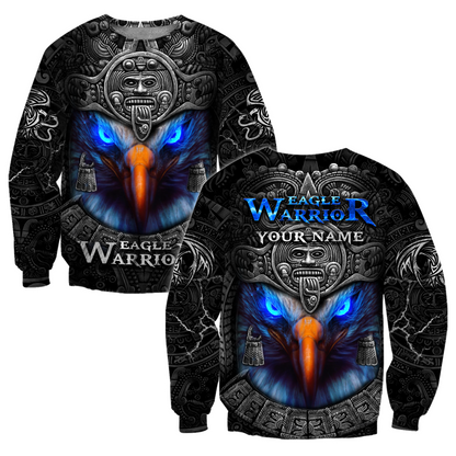Eagle Warior Aztec 3D All Over Printed Shirts For Men And Women