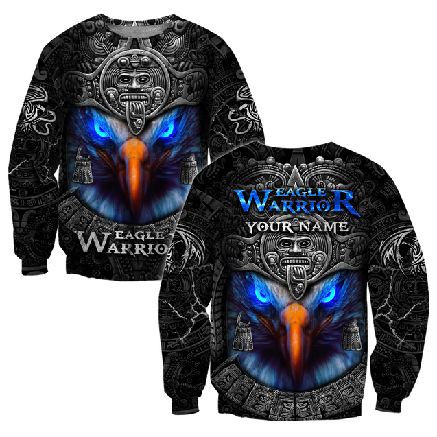 Eagle Warior Aztec 3D All Over Printed Shirts For Men And Women