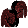 Lion Tattoo Hoodie T Shirt For Men and Women HAC080605-NM-Apparel-NM-Sweatshirts-S-Vibe Cosy™