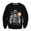3D all over print astronaut machine outerspace-Apparel-HbArts-Sweatshirt-S-Vibe Cosy™
