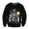 3D all over print astronaut machine outerspace-Apparel-HbArts-Sweatshirt-S-Vibe Cosy™
