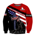 One Nation Under God US Veteran 3D All Over Printed Shirts TNA11032003