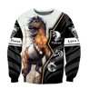 Beautiful Horse 3D All Over Printed shirt for Men and Women Pi040104-Apparel-NNK-Sweat Shirt-S-Vibe Cosy™