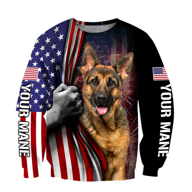 German shepherd custom 3d hoodie shirt for men and women HAC060802