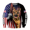 German shepherd custom 3d hoodie shirt for men and women HAC060802