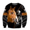 Beautiful Horse 3D All Over Printed shirt for Men and Women Pi040106-Apparel-TA-Sweat Shirt-S-Vibe Cosy™