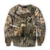 All Over Printed Whitetail Deer Camo Shirts-Apparel-HbArts-Sweatshirt-S-Vibe Cosy™