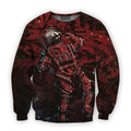 3D all over print astronaut in space-Apparel-HbArts-Sweatshirt-S-Vibe Cosy™