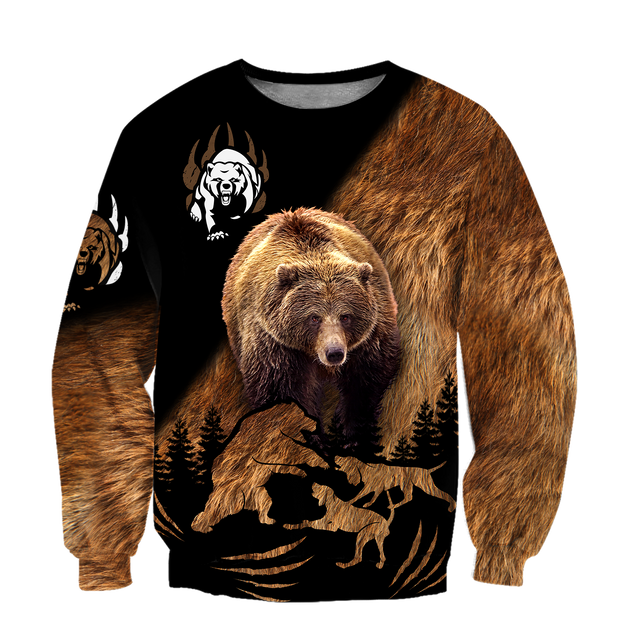 BEAR HUNTING CAMO 3D ALL OVER PRINTED SHIRTS FOR MEN AND WOMEN Pi071203 PL - Amaze Style™-Apparel