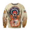 Guitar Native American Over Printed Shirts For Men and Women Pi08082006