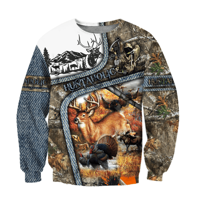 Huntaholic 3D Over Printed Unisex Deluxe Hoodie