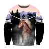 Love Horse 3D All over print for Men and Women shirt Pi030103-Apparel-NNK-Sweat Shirt-S-Vibe Cosy™