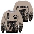 3D Unisex Shirts Pit Bull Rescue HVT03112003