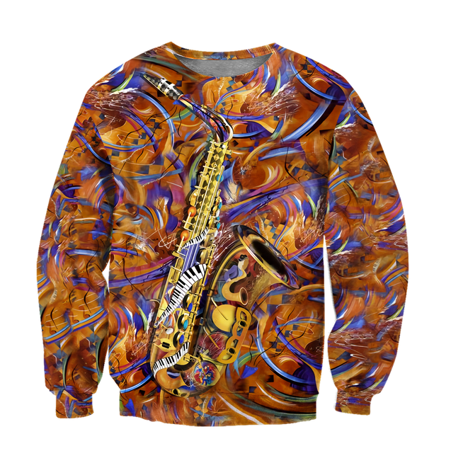 Saxophone music 3d hoodie shirt for men and women HG1144-Apparel-HG-Sweater-S-Vibe Cosy™