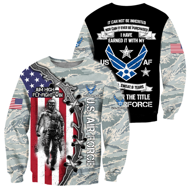 All Over Printed U.S Air Force Hoodie Pi29082001-MEI