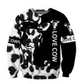 Love Cow 3D All Over Printed Shirts For Men And Woman