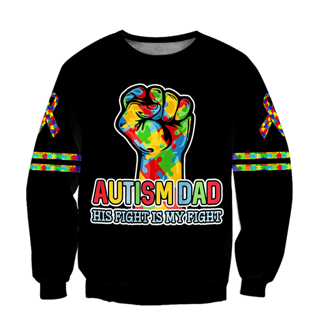 Autism dad 3d hoodie shirt for men and women HAC110504-Apparel-HG-Sweater-S-Vibe Cosy™