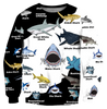 Love Shark Fishing 3D All Over Printed Shirts