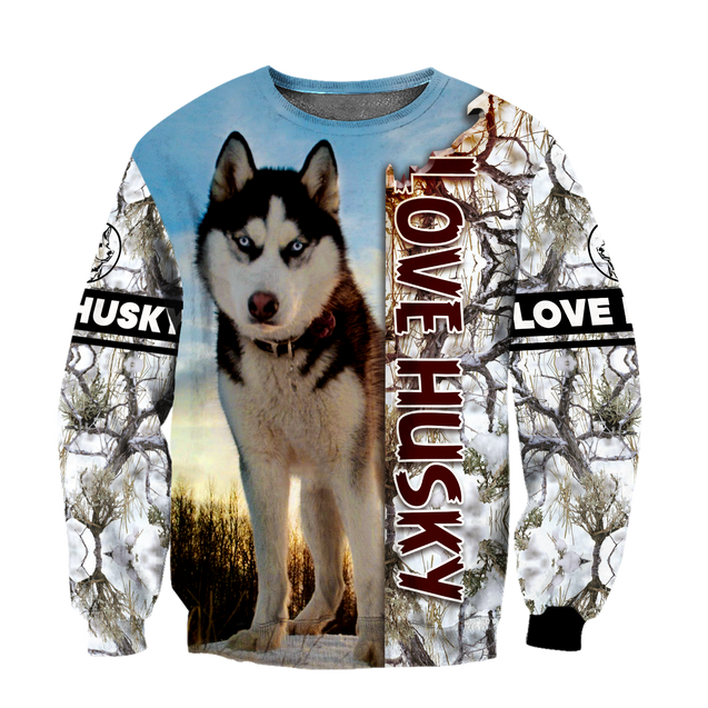 Husky 3d hoodie shirt for men and women TNA11032006