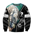 Beautiful Horse 3D All Over Printed shirt for Men and Women Pi040101-Apparel-NNK-Sweat Shirt-S-Vibe Cosy™