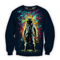 3D all over print black astronaut in the space-Apparel-HbArts-Sweatshirt-S-Vibe Cosy™